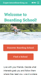 Mobile Screenshot of experienceboarding.ca